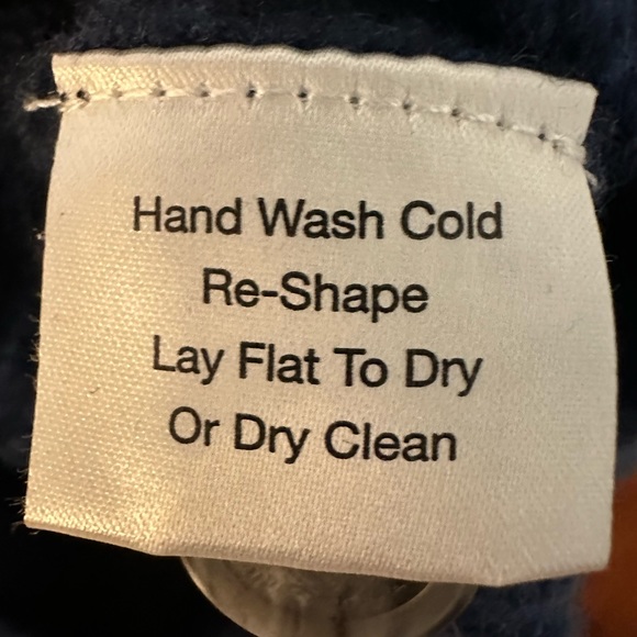 JOSEPH ABOUD | Men’s Medium Navy Wool Sweater - Picture 4 of 5